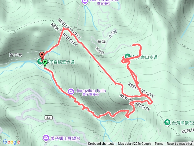 姜子寮絕壁古道-江子寮山-旗尾崙山O走預覽圖