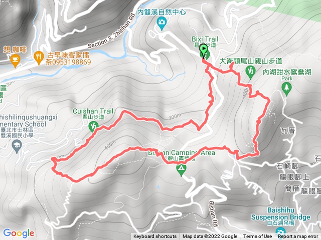大崙頭山大崙尾山O形