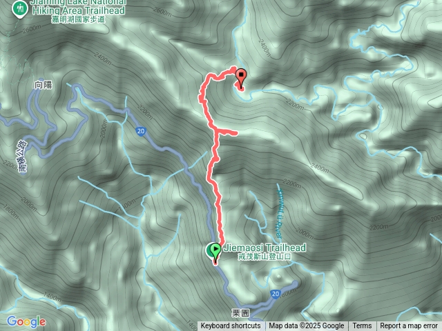 戒茂斯登山口-新武呂溪營地