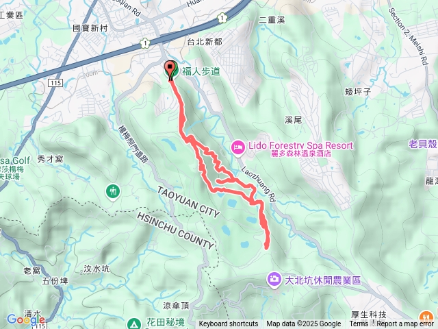 楊梅福人步道亂繞