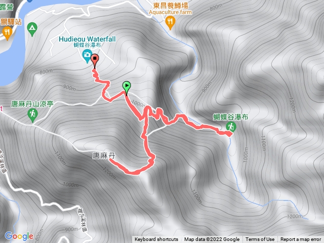 唐麻丹山+蝴蝶谷瀑布
