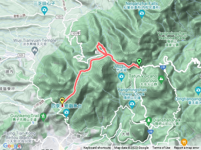 二百拉卡→菜公坑山→二子坪