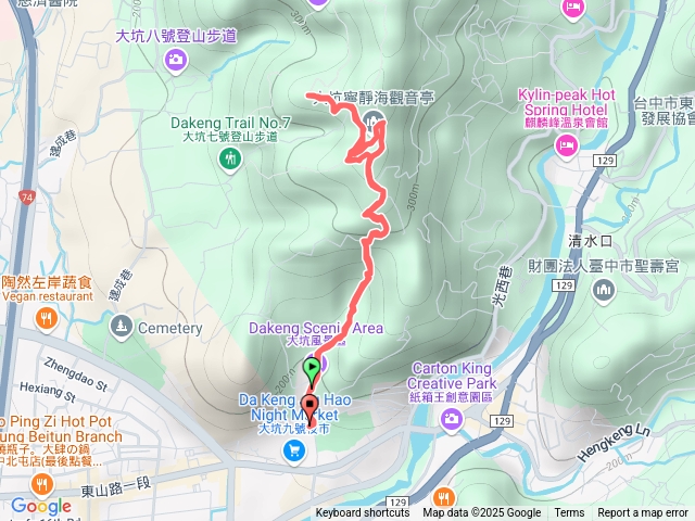 大坑9之1轉進9號登平和山／大山母山預覽圖