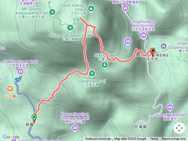 陽明山苗圃七星山冷水坑