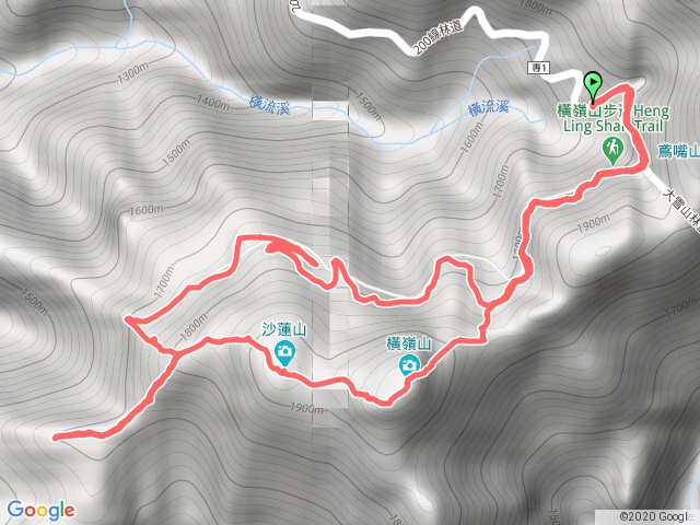 大雪山林道26.4K登橫嶺山.沙蓮山.笛吹山連走