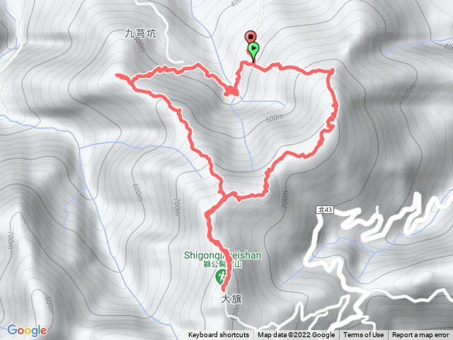 平溪伏獅山&坪林司公髻尾山&石碇九芎坑山 ( 心型氣球 )