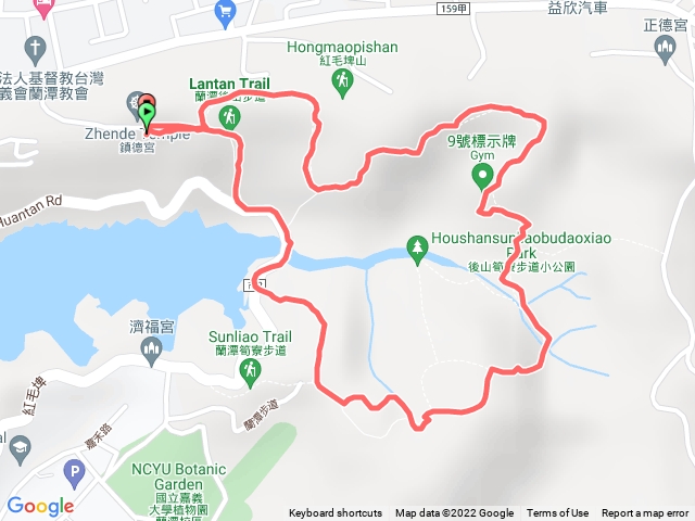 小百岳 062 嘉義 紅毛埤山 20220203