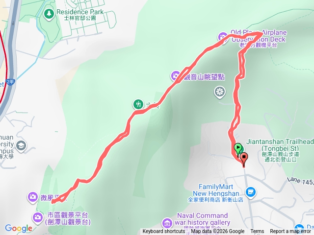 劍潭山親山步道預覽圖