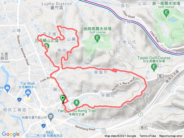 羊稠步道跟五酒桶山步道