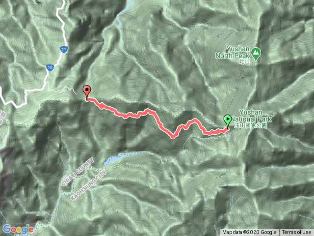 2020-12-18_排雲住二晚-D3-預計-玉山南峰-東小南山-南稜線上主峰
