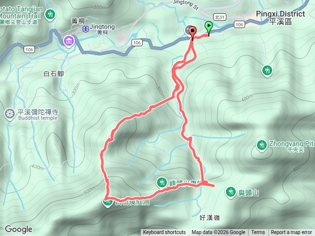 石蠋尖--九龍山--無名尖--峰頭尖東峰O型預覽圖