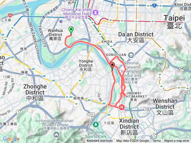 113/10/26-永和人人健行+新店溪右岸（青年>馬場町>中正>古亭>福和）>經中正橋/永福橋/福和橋/秀朗大橋>新店溪左岸回福和橋