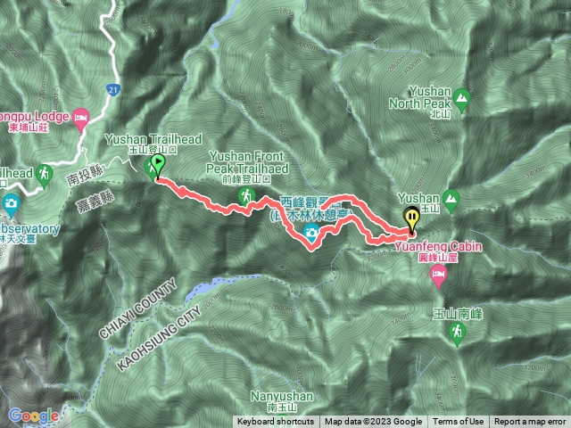 玉山前五峰D1玉山西峰