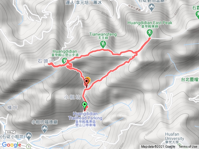 皇帝殿東西峰小O形
