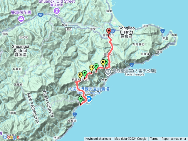 1131130桃源谷步道大溪線接回福隆車站