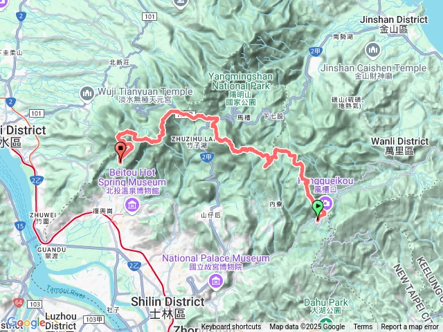 陽明山大縱走10連峰