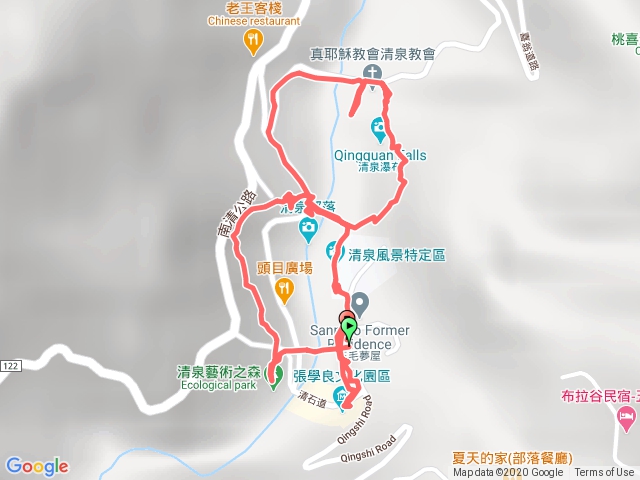 2020/10/16 清泉步道、民都有步道（桃山步道）8字環形走