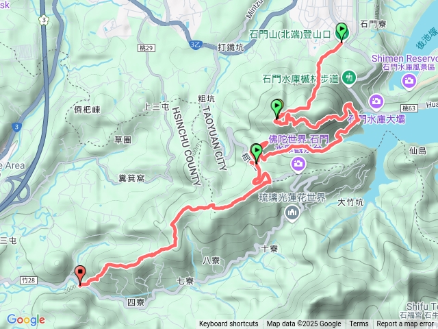 樟之細路-石門山-小粗坑山-才打牛崎古道-大竹坑山-十寮山-老虎山-藥師佛寺
