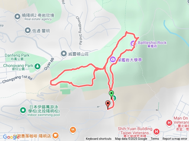 唭哩岸山軍艦岩連走