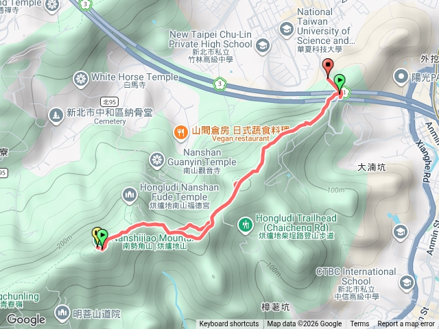 華夏登山口到南勢角山