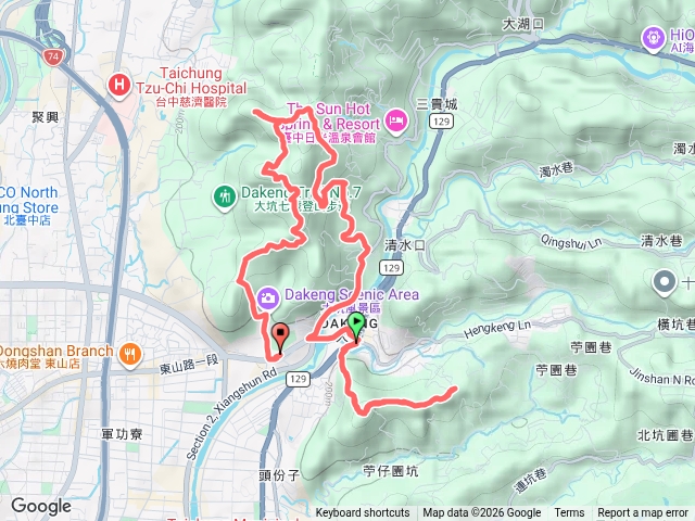 大坑繞一圈預覽圖