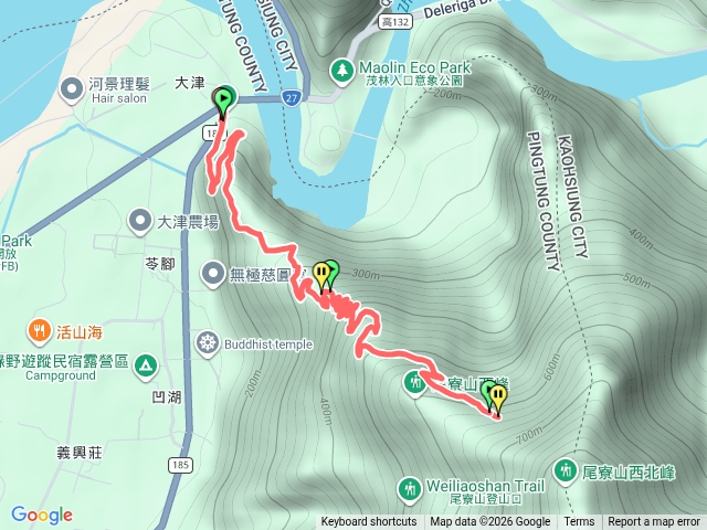 尾寮山登山步道