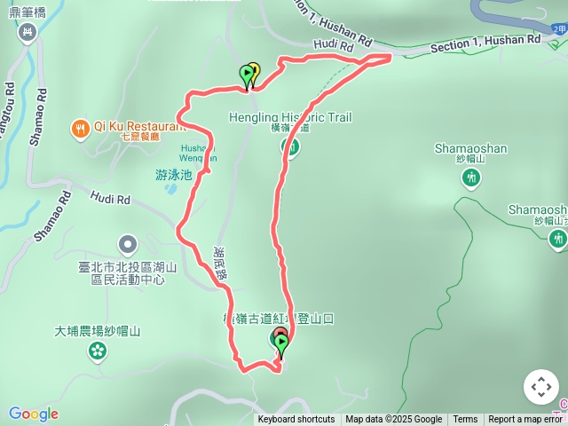 陽明山橫嶺古道環狀步道