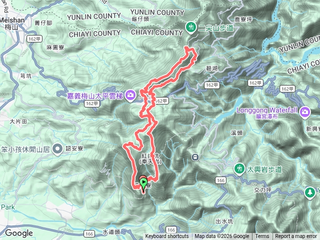雲嘉連峰o繞阿拔泉起登龍興宮折返預覽圖