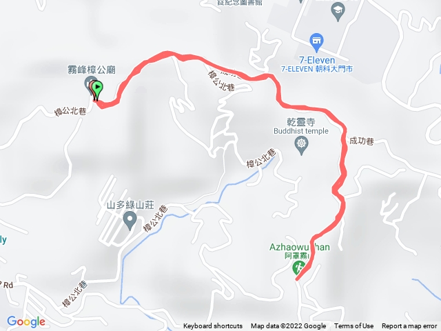 廟公樟停車場-阿罩霧山