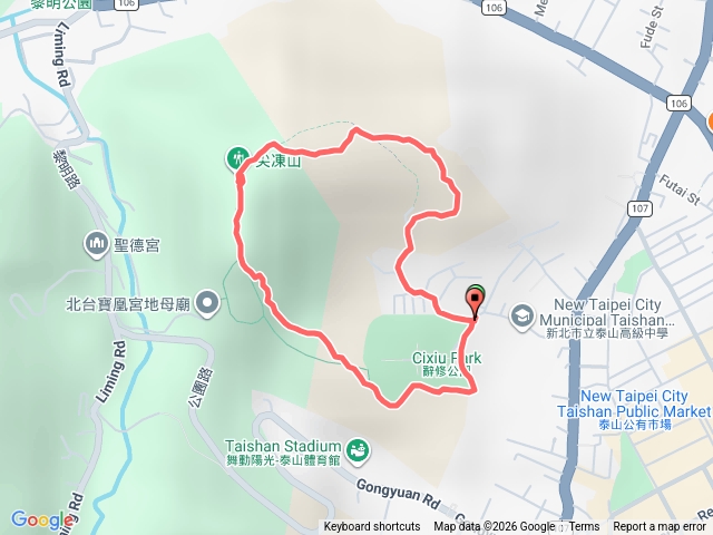 泰山尖凍山步道