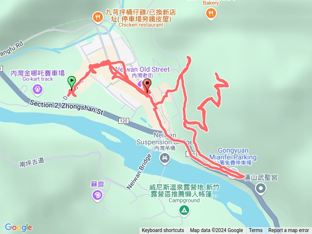 內灣山三角點gps