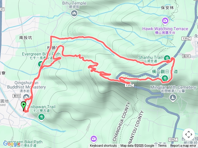 長青步道湖山步道o型