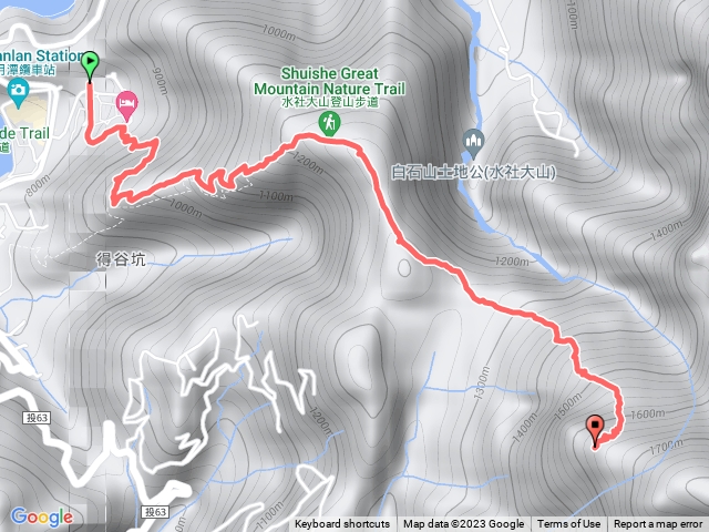 水社大山～避雨亭4.2k