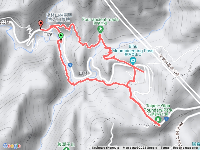 關聖宮四堵溪畔