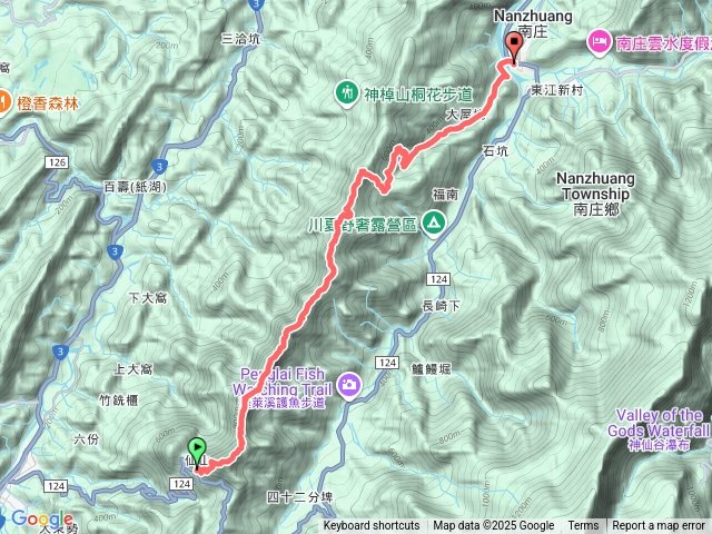 苗栗獅潭郊山行程 : 神仙縱走。[走傳統