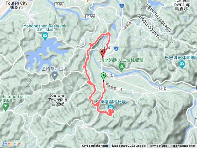 樟之細路 三灣落羽松-老銃櫃步道-龍峎頂步道(2022-12-22)