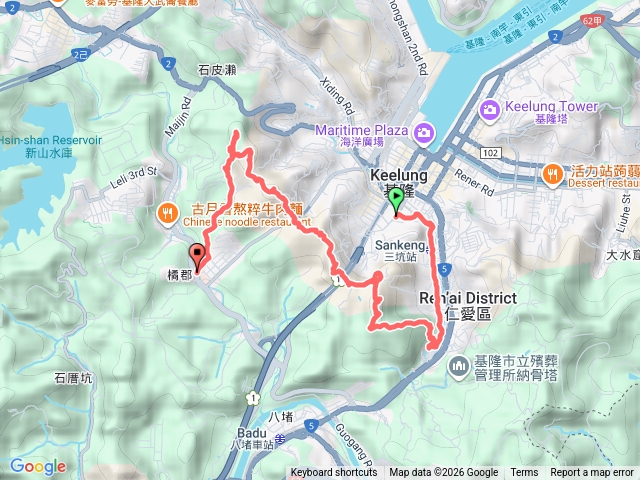 三坑車站.東砲台.中央砲台.西砲台.紅龍山.蚵殼港山.長庚