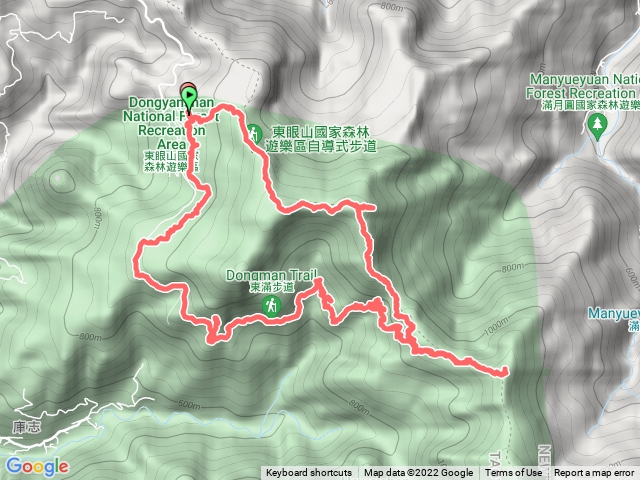 東眼山 拉卡山 O形