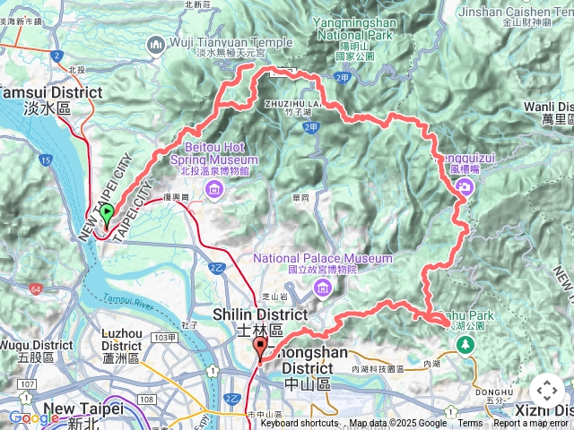 1140530臺北大縱走一到五段連走