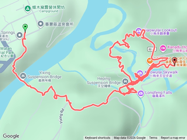 羅浮義興吊橋水圳古道龍鳳瀑布