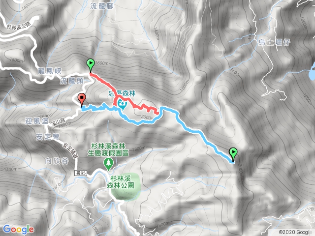 金柑樹山、嶺頭山、忘憂森林