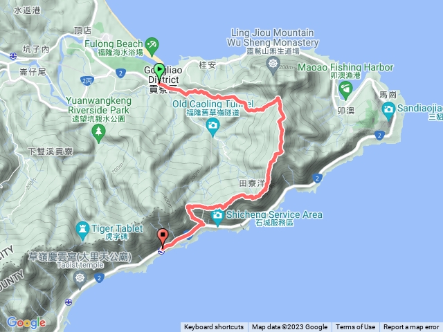  20230409雪山尾稜北段