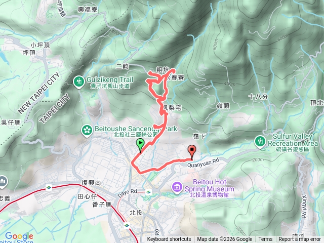 北投永春寮步道