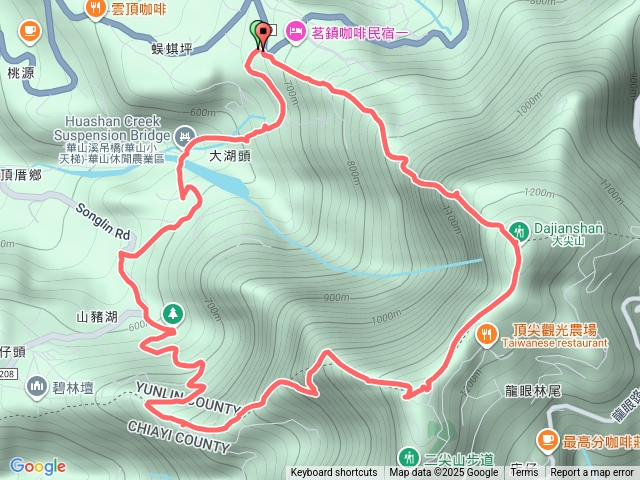 大尖山二尖山好恐怖