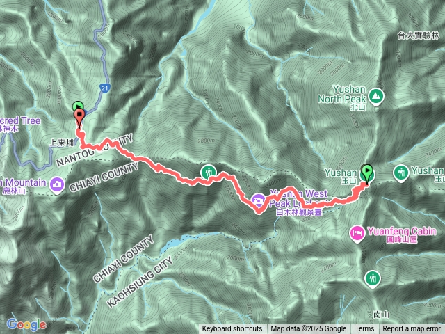 玉山單攻（東埔山莊）預覽圖