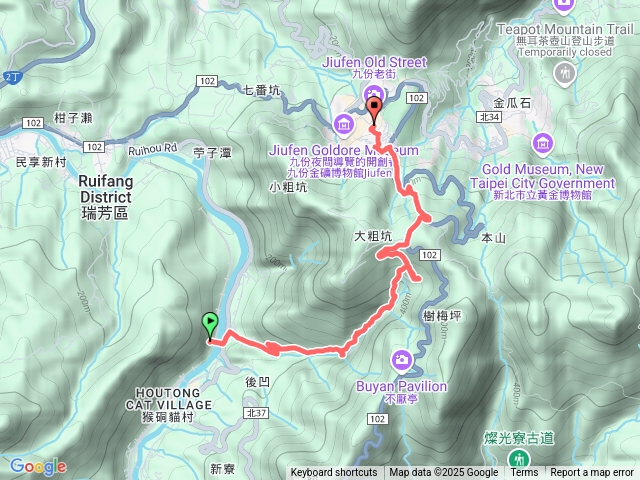 瑞芳大粗坑古道（猴硐-九份老街）