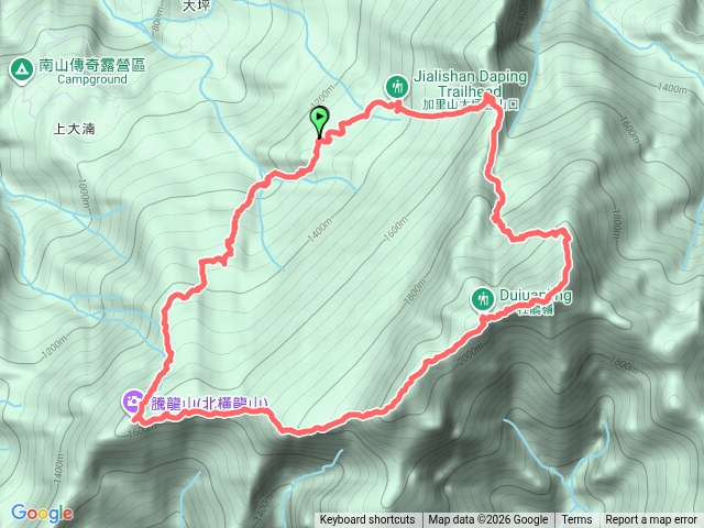 加龍縱走O型 (加里山、騰龍山、隘勇線)預覽圖