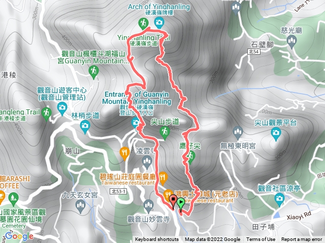 小北插-鷹仔尖-硬漢嶺