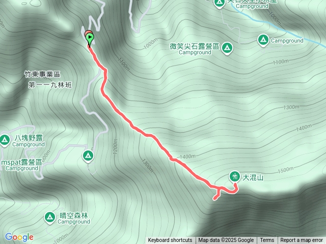 新竹尖石大混山-牛欄坑山來回預覽圖