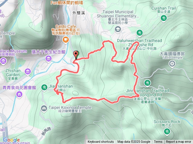 燕溪古道、仙座台山、圓明寺步道O型